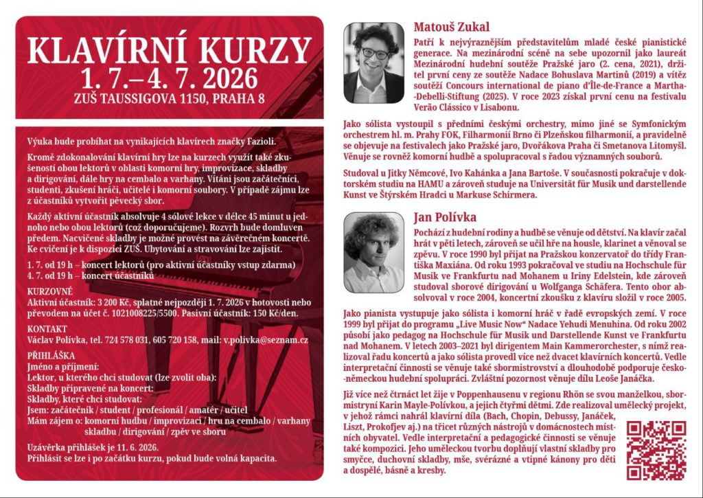 Klavírní kurzy